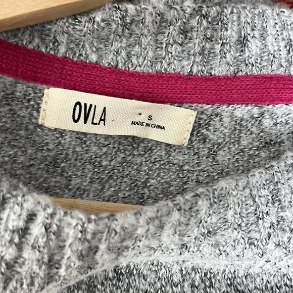 Anthropologie Ovla Crochet Sleeve Pullover Sweater - Picture 7 of 7